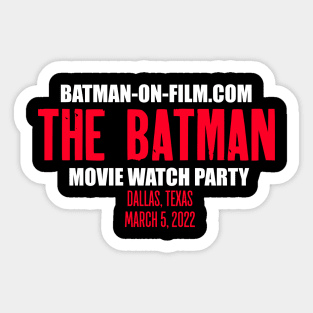 BOF TB Movie Watch Party 2022 Sticker